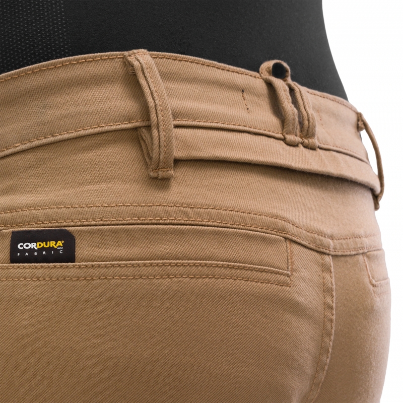 Jean de moto Shima Recon allongé couleur sable