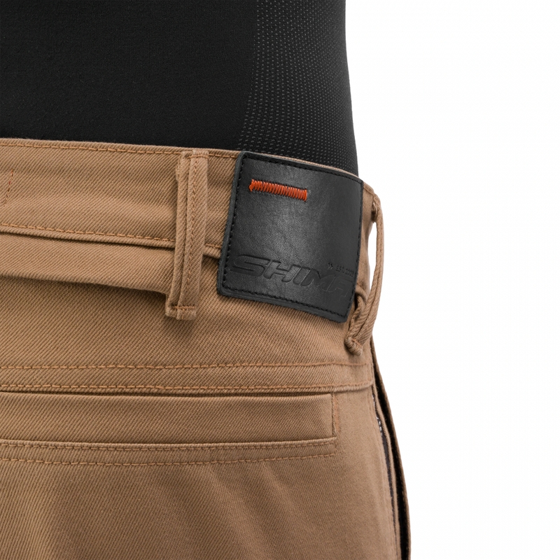 Jean de moto Shima Recon allongé couleur sable