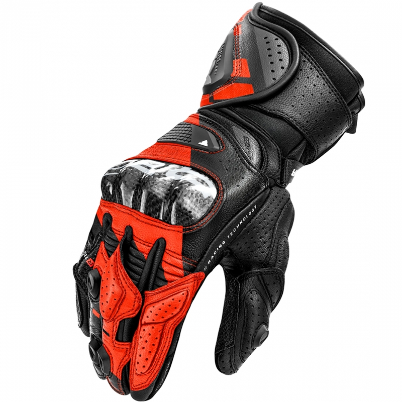 Gants de moto Shima RS-3 rouge fluo