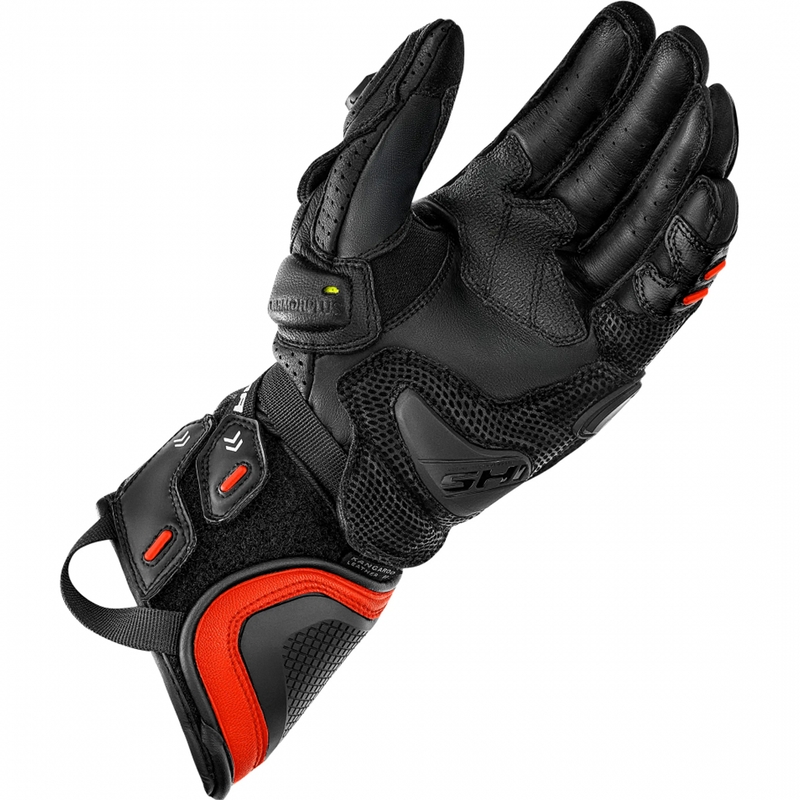 Gants de moto Shima RS-3 rouge fluo