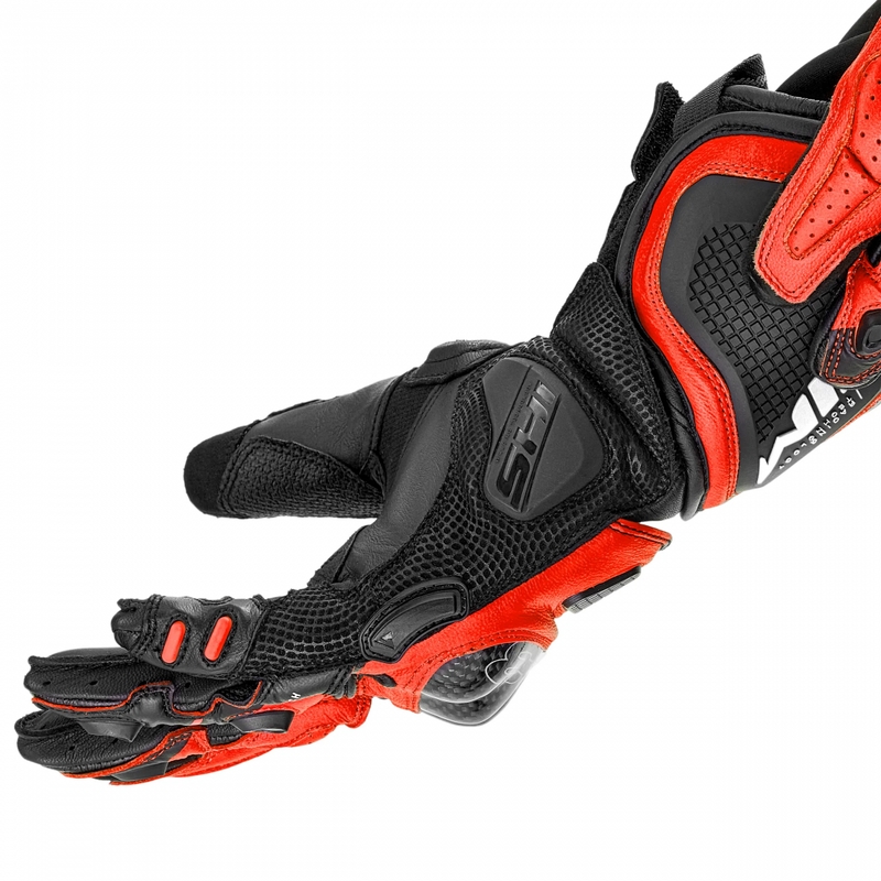 Gants de moto Shima RS-3 rouge fluo