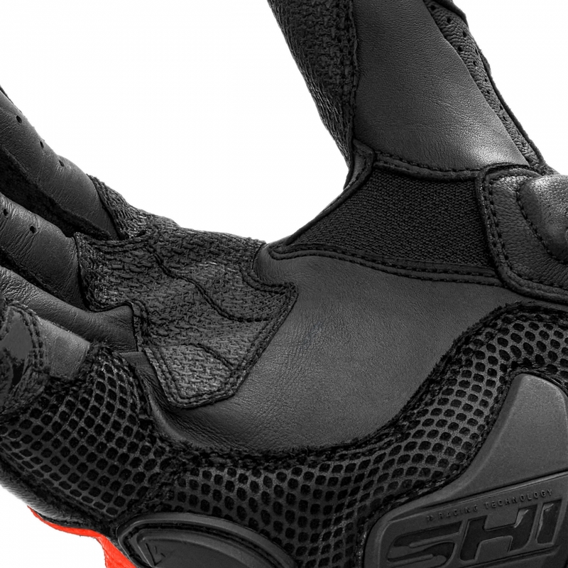 Gants de moto Shima RS-3 rouge fluo