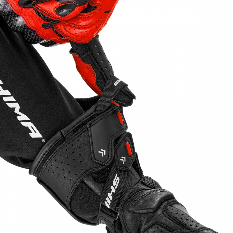 Gants de moto Shima RS-3 rouge fluo