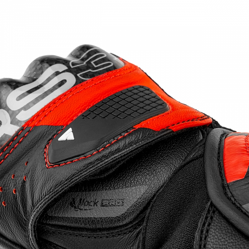 Gants de moto Shima RS-3 rouge fluo