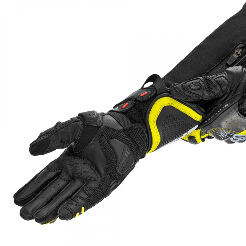 Gants de moto Shima RS-3 jaune fluo