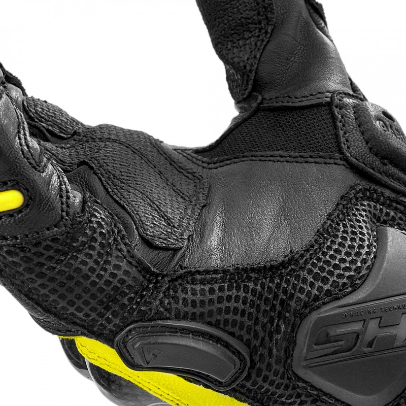 Gants de moto Shima RS-3 jaune fluo