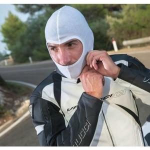 Cagoule de casque de moto blanche