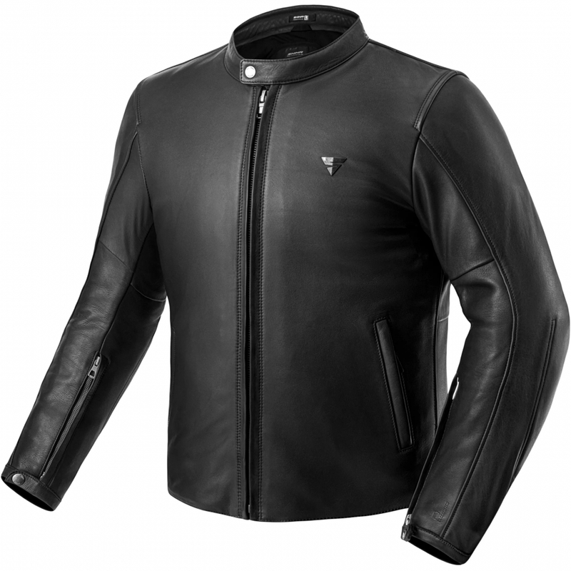 Blouson de moto en cuir Shima Hunter 3.0 noir