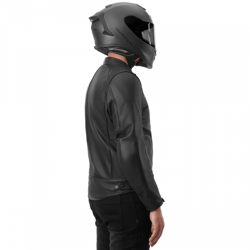 Blouson de moto en cuir Shima Hunter 3.0 noir