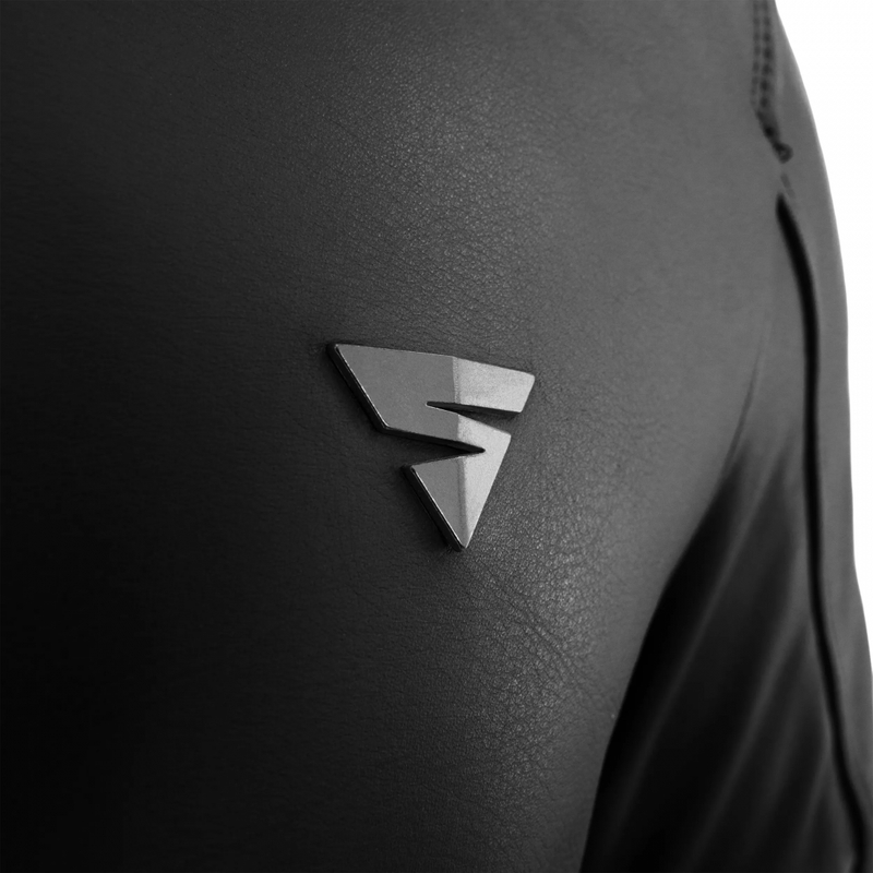 Blouson de moto en cuir Shima Hunter 3.0 noir