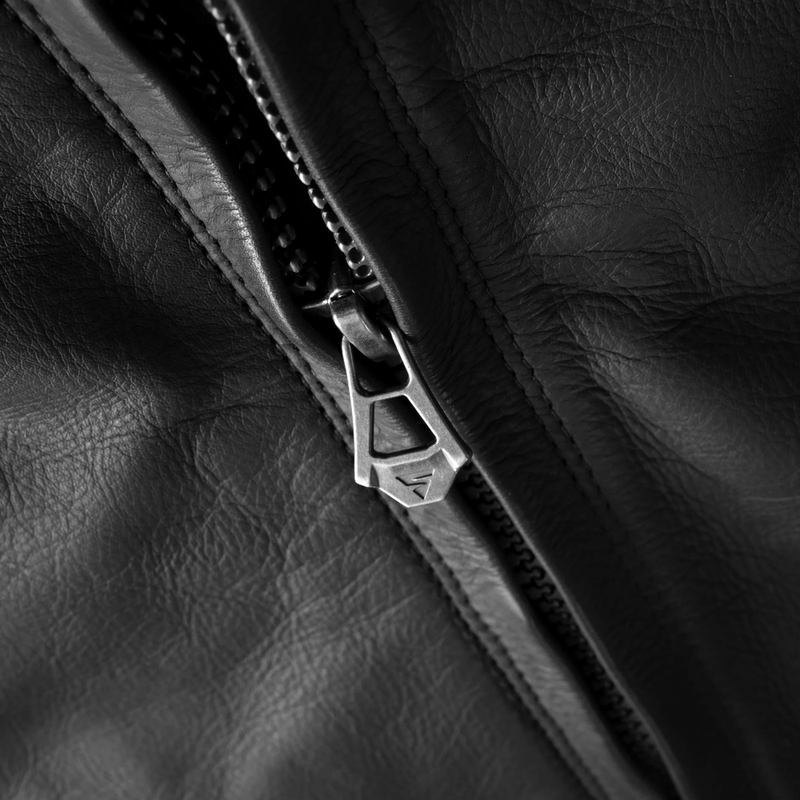 Blouson de moto en cuir Shima Hunter 3.0 noir