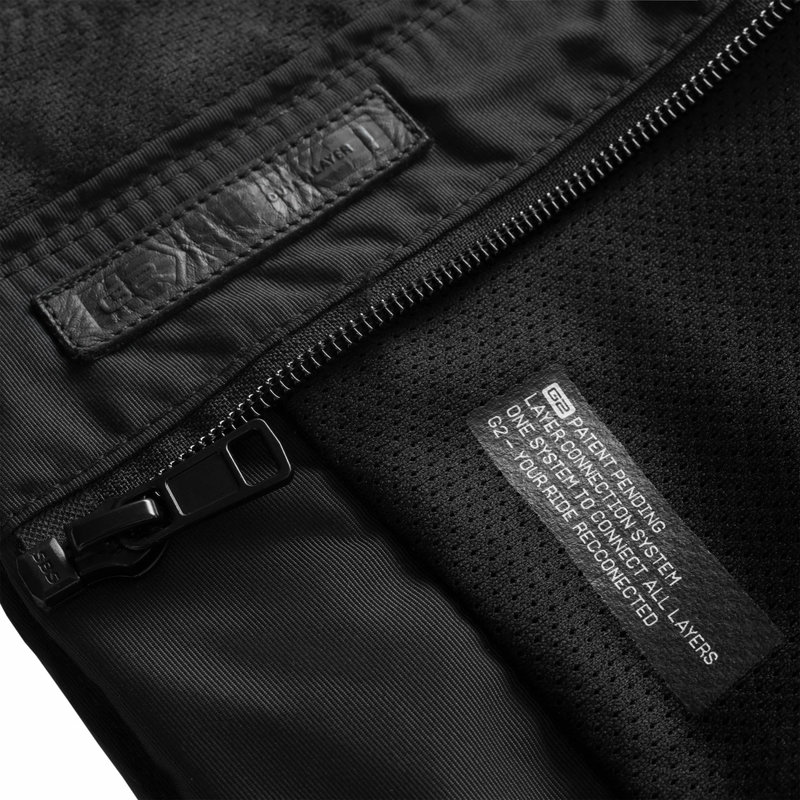Blouson de moto en cuir Shima Hunter 3.0 noir