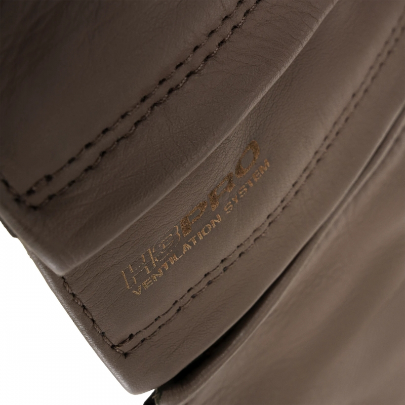 Blouson de moto en cuir marron Shima Hunter 3.0
