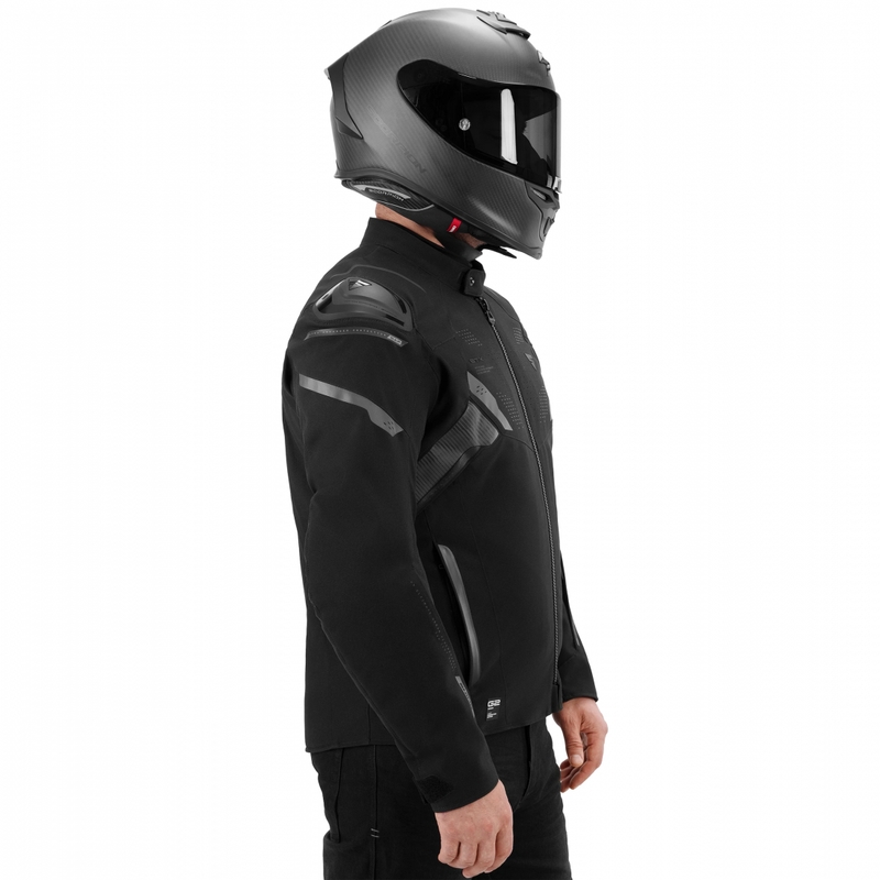 Veste de moto Shima STX noire
