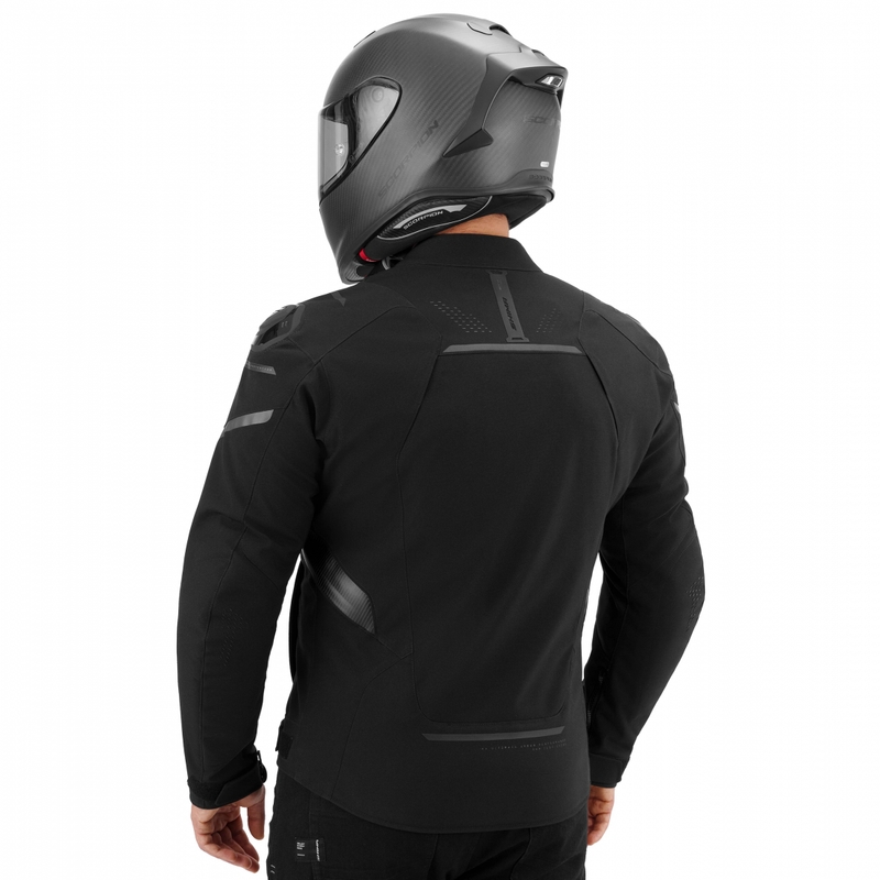 Veste de moto Shima STX noire