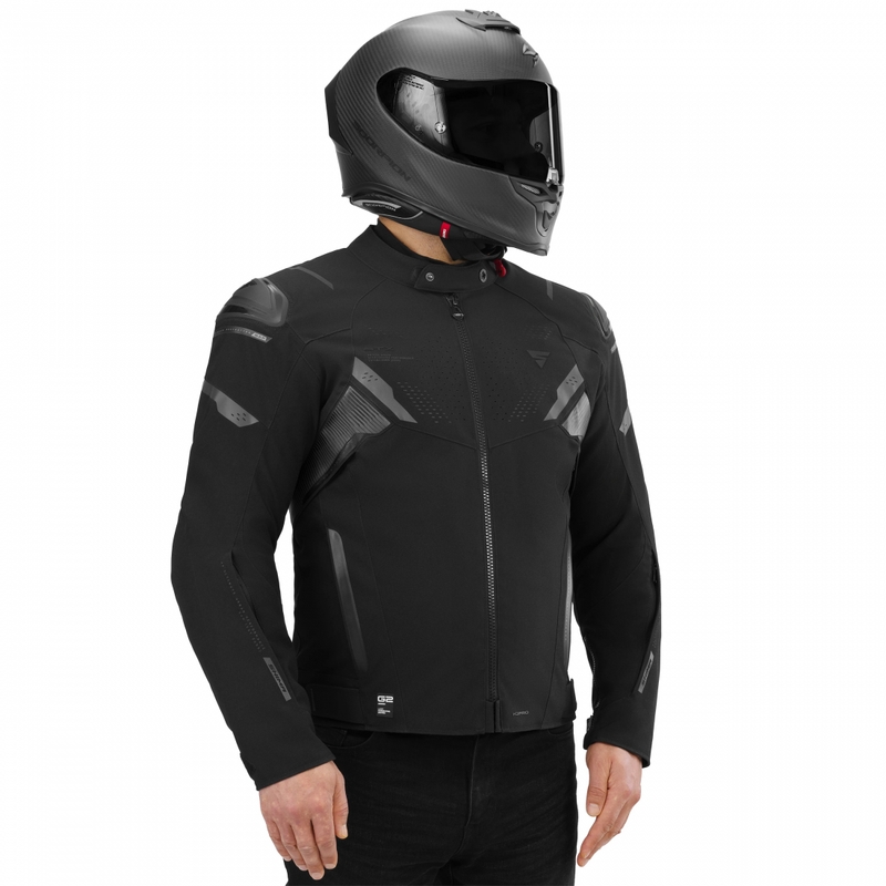 Veste de moto Shima STX noire