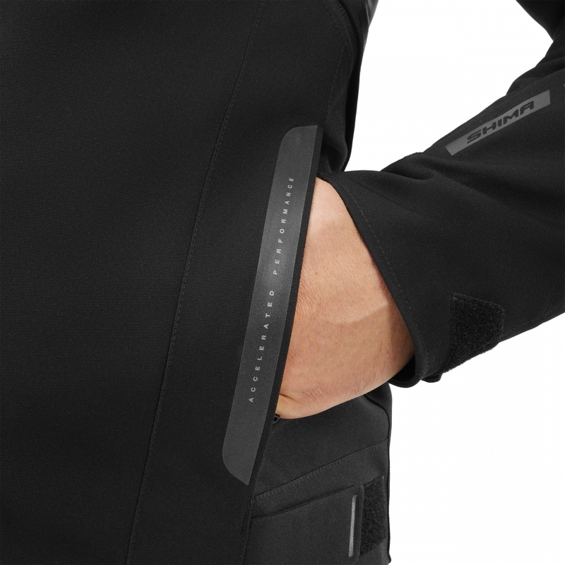 Veste de moto Shima STX noire