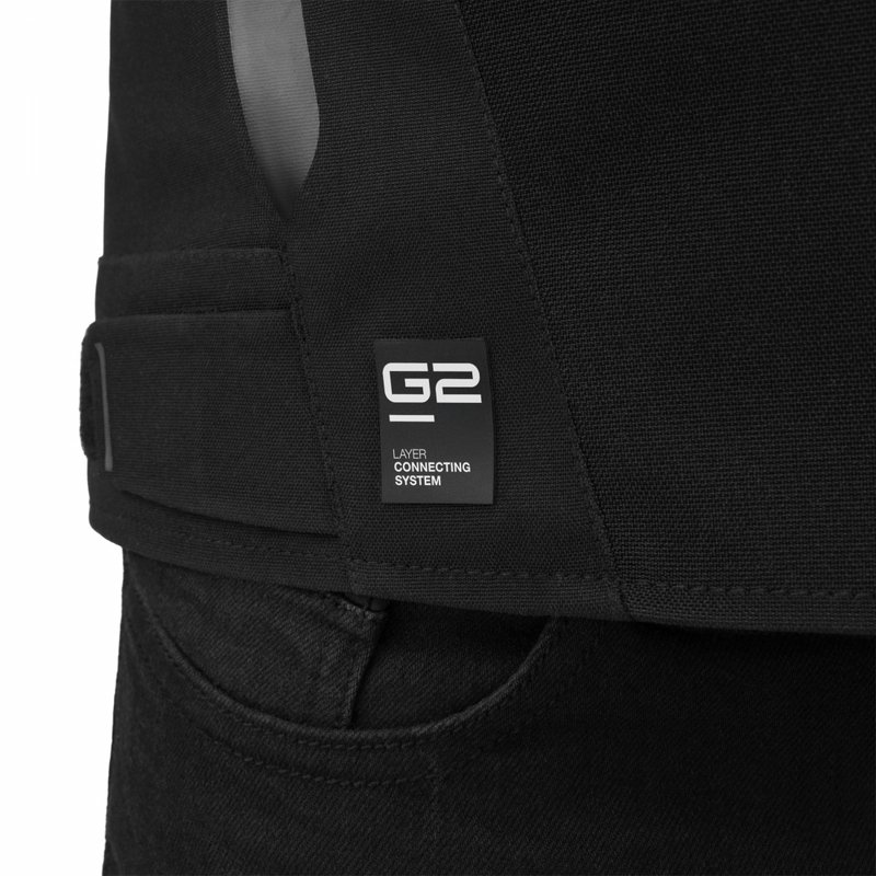 Veste de moto Shima STX noire