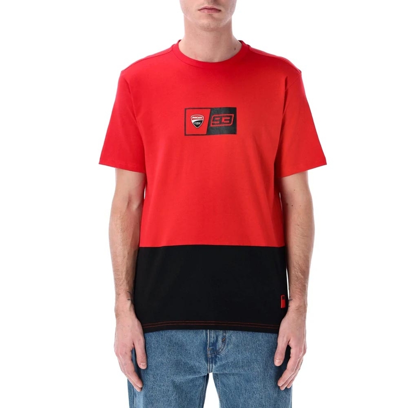 T-shirt Ducati Corse Marc Marquez avec logo rouge