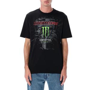 T-shirt Ducati Corse Monster Energy noir
