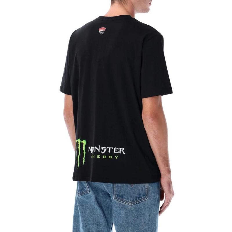 T-shirt Ducati Corse Monster Energy noir