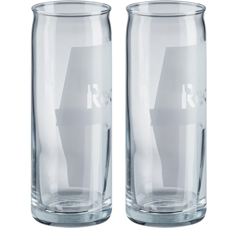 Lot de 2 verres Red Bull avec logo (2 x 250 ml).