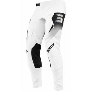 Pantalon de motocross Shot Aerolite Phase blanc