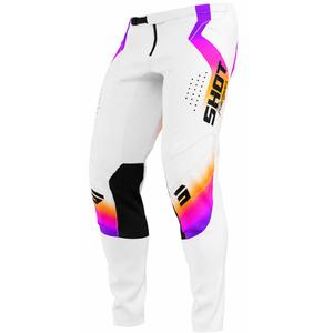Pantalon de motocross Shot Contact Stream blanc
