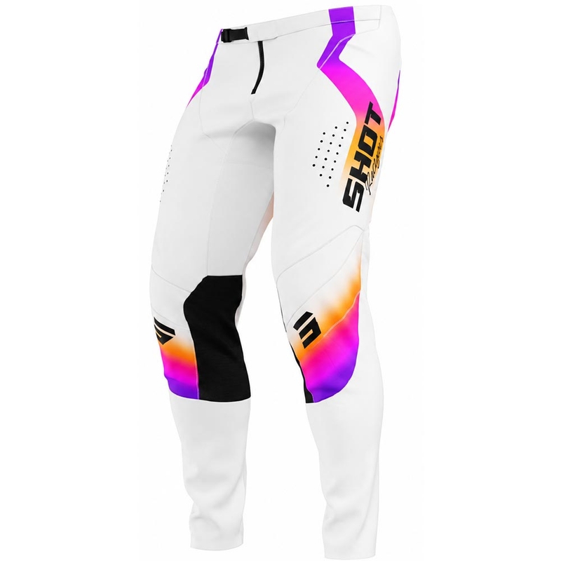 Pantalon de motocross Shot Contact Stream blanc