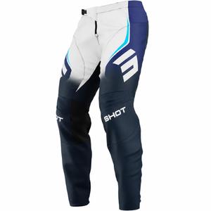 Pantalon de motocross bleu Shot Devo Future