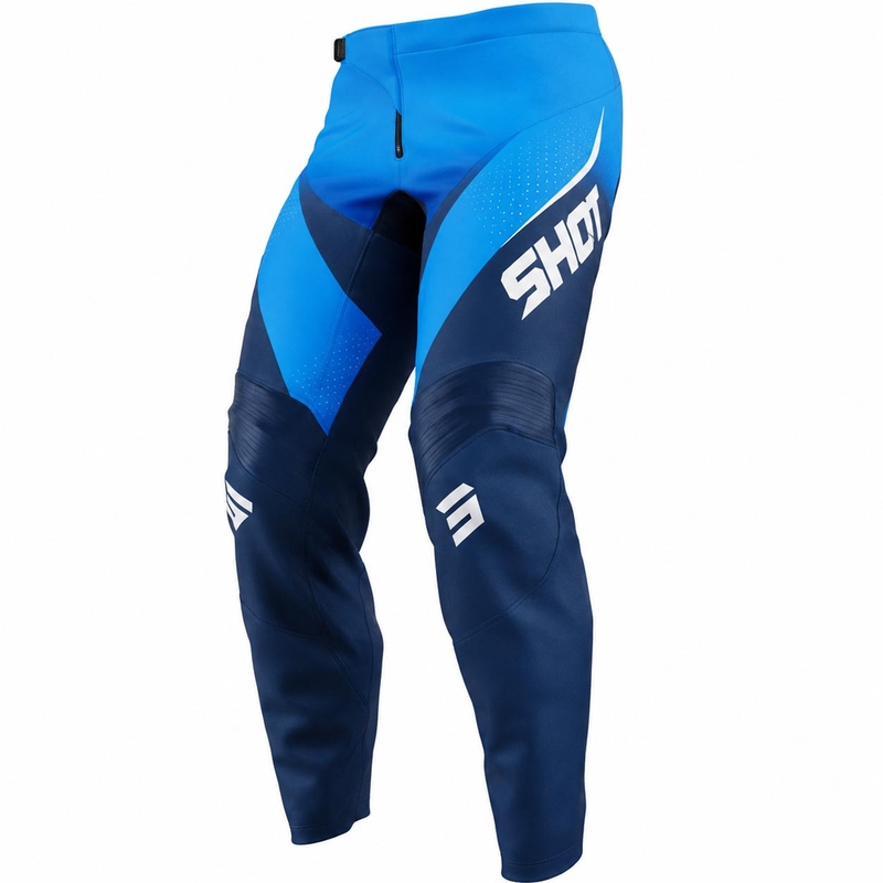 Pantalon de motocross bleu Shot Draw Clash