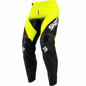 Pantalon de motocross Shot Draw Clash jaune fluo