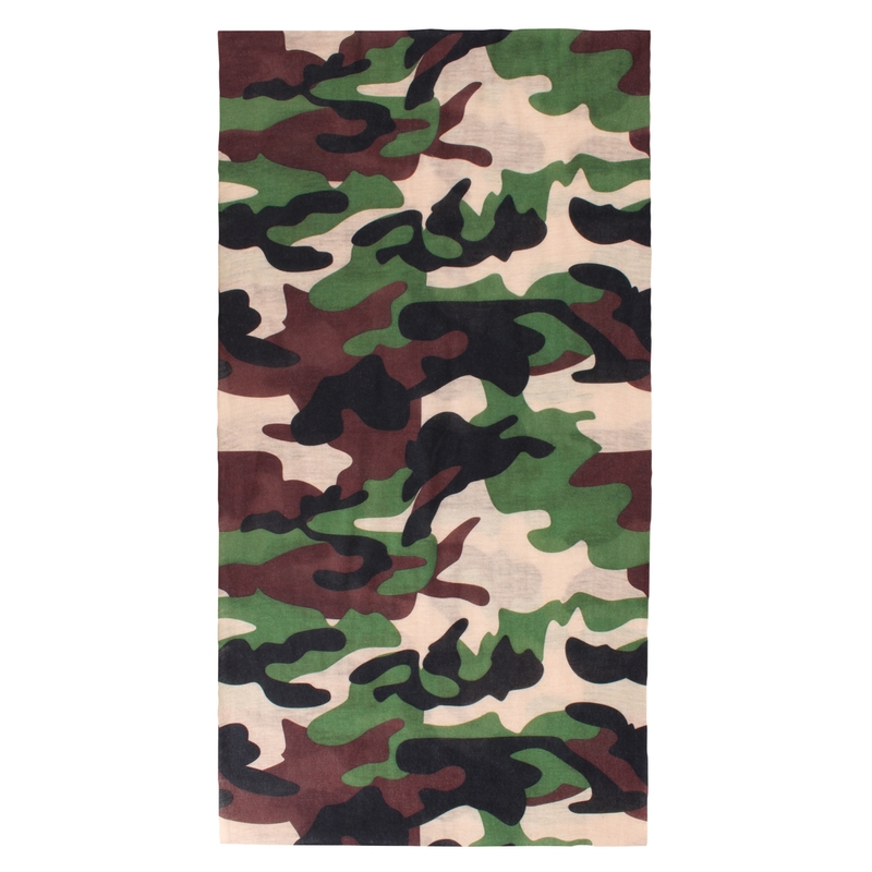 Foulard moto multifonctionnel RSA Camo vert