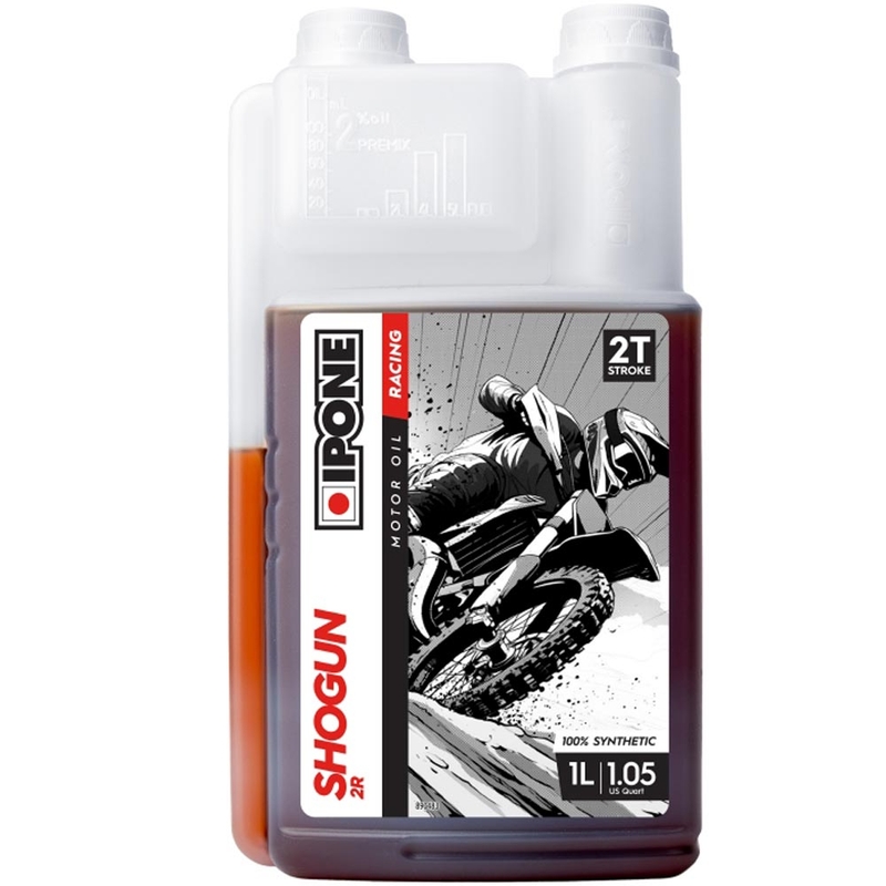 Huile synthétique 2T IPONE Shogun 2R pour mélange 1 l