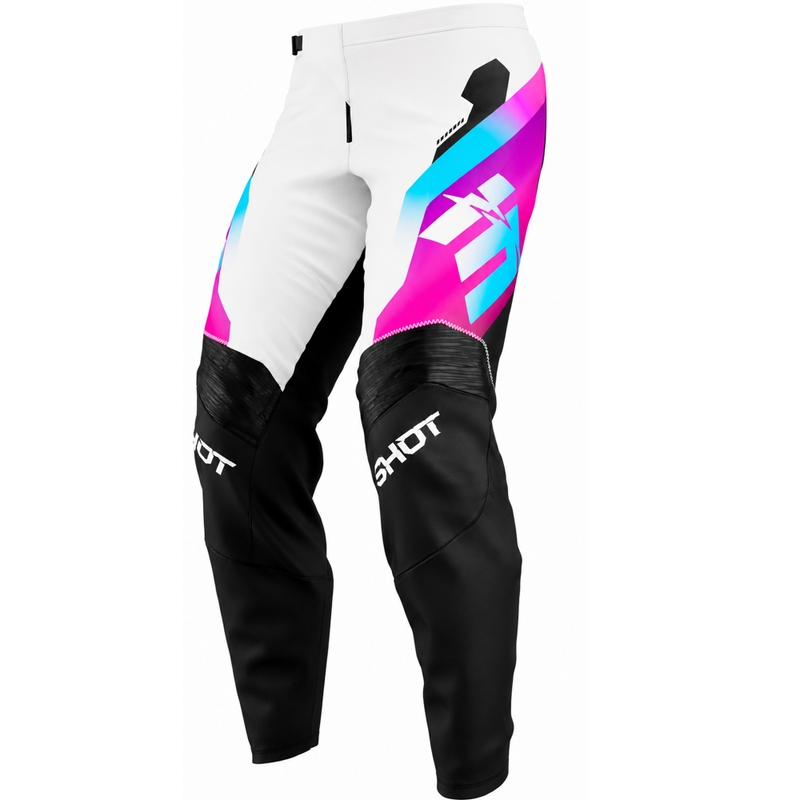 Pantalon de motocross rose Shot Draw Rocket pour enfants