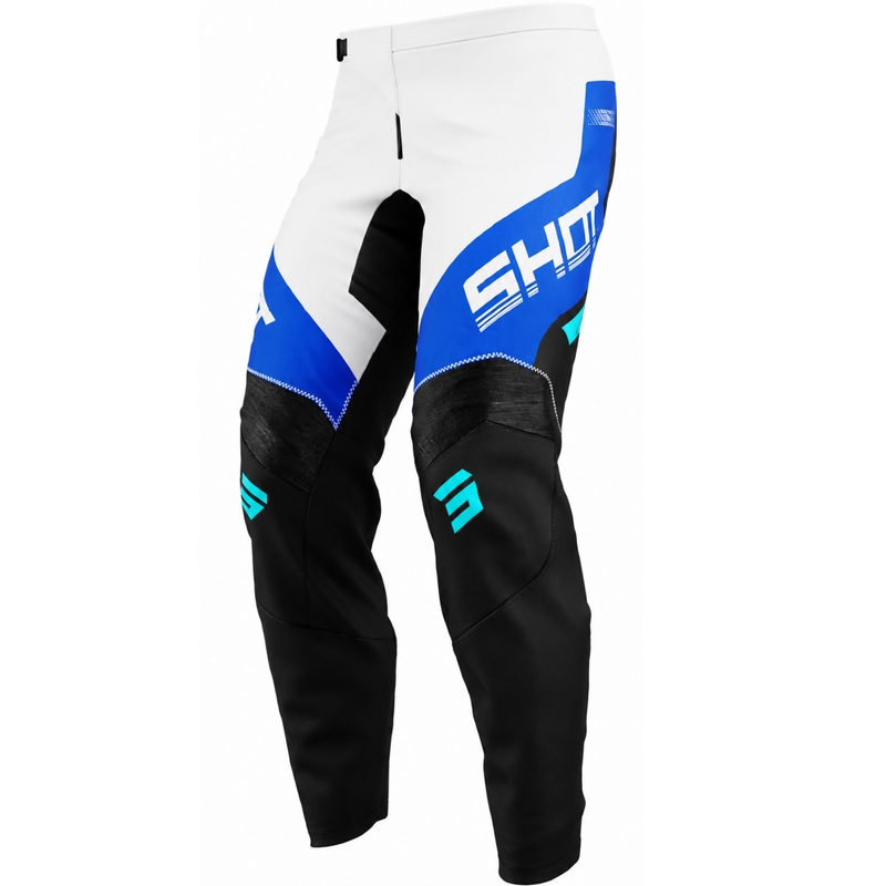 Pantalon de motocross enfant Shot Draw Struck bleu