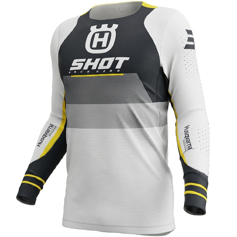 Maillot motocross Shot Aerolite HVA 27 noir