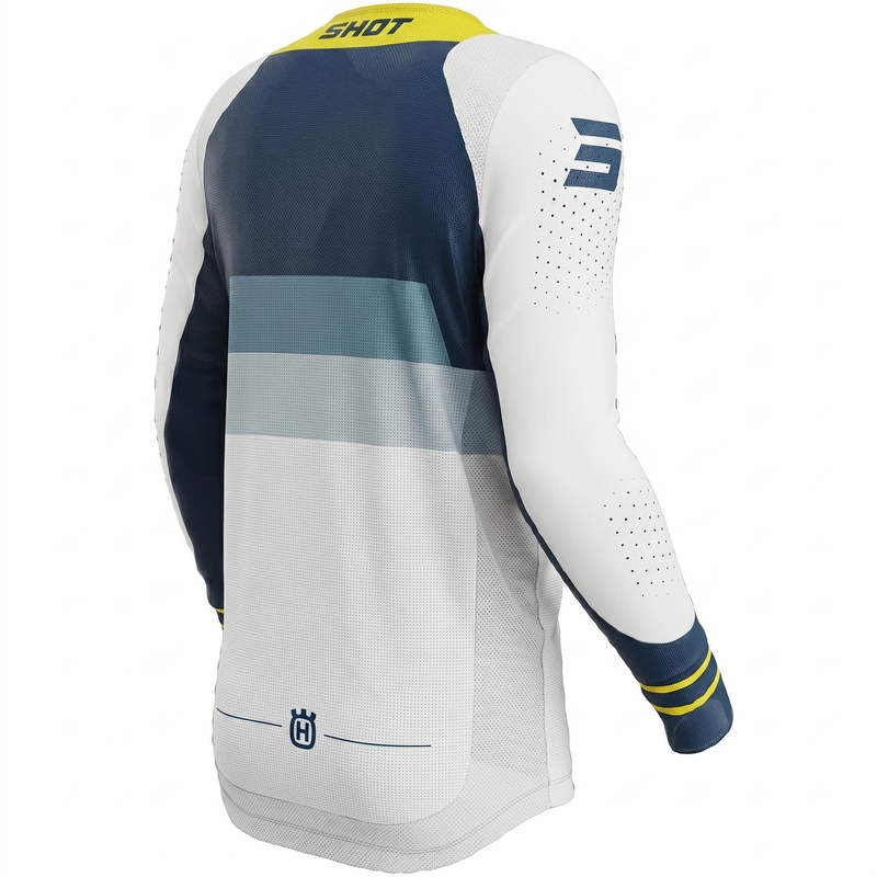 Maillot cross Shot Aerolite HVA 27 bleu