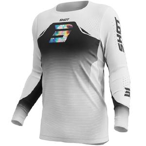Maillot de motocross Shot Aerolite Phase blanc