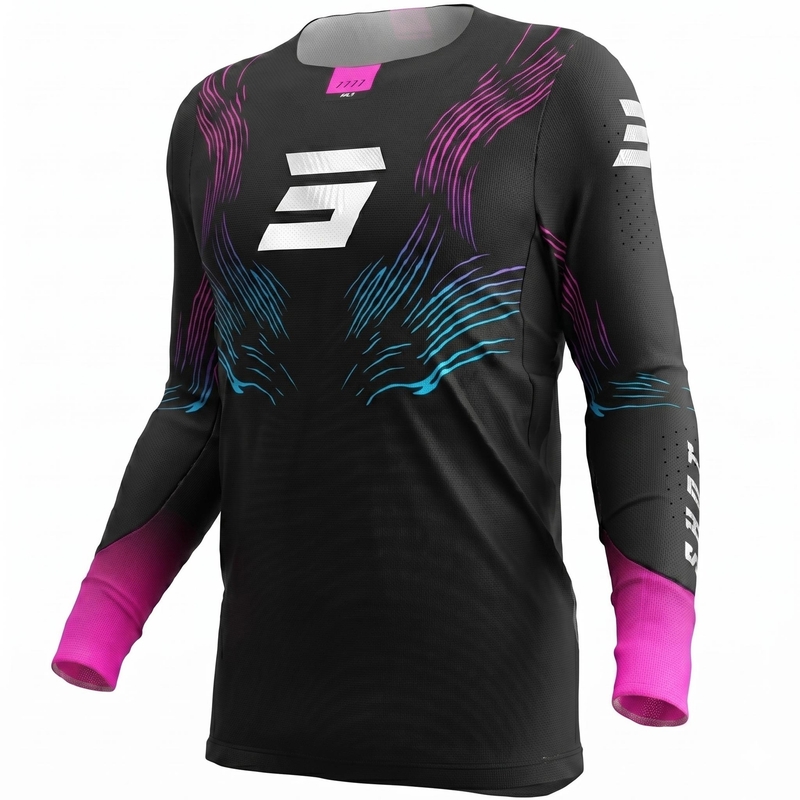 Maillot Motocross Shot Aerolite Volt Rose