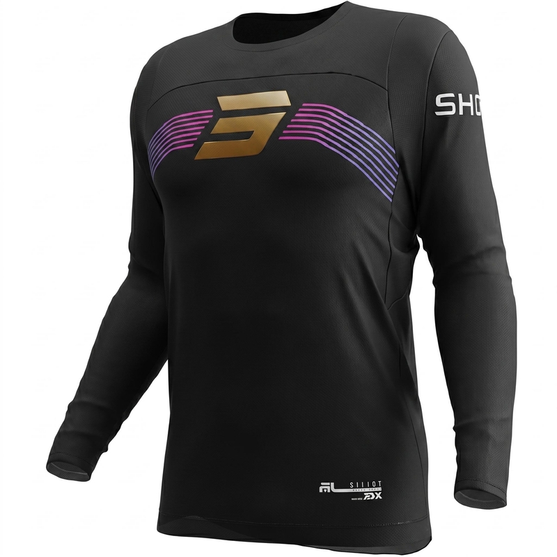 Maillot de motocross Shot Contact Kicker noir