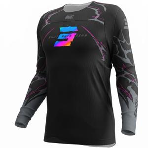 Maillot de motocross Shot Contact Rac noir