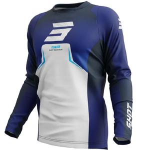 Maillot de motocross Shot Devo Future bleu
