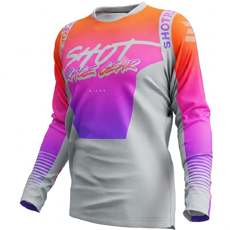 Maillot de motocross Shot Devo Montana violet