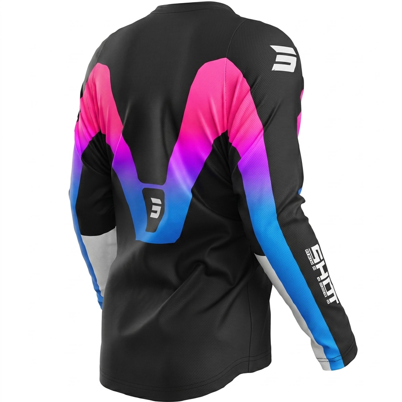 Maillot de motocross rose Shot Devo Struck