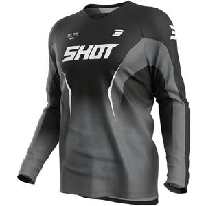 Maillot de motocross Shot Draw Clash noir