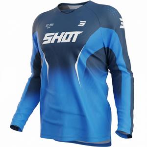 Maillot de motocross Shot Draw Clash bleu
