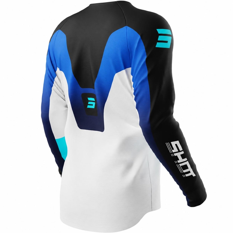 Maillot de motocross enfant Shot Draw Struck bleu