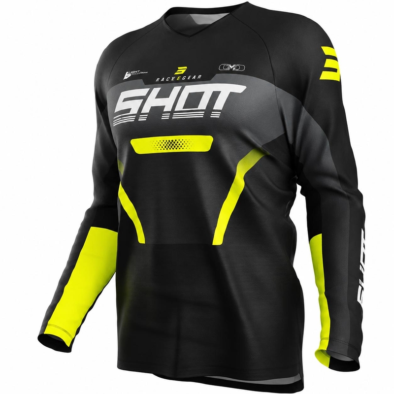Maillot de motocross enfant Shot Draw Struck gris