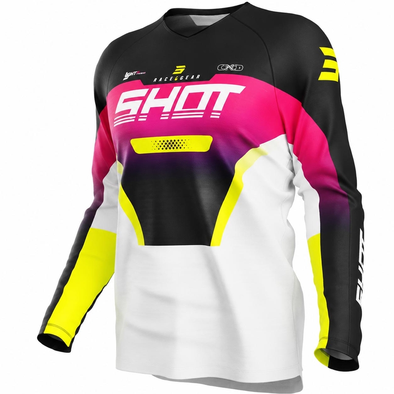 Maillot de motocross enfant Shot Draw Struck rose